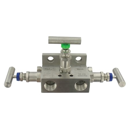 Dwyer Instruments Flanged 3-valve block manifold. BBV-1F